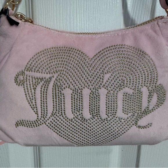 NWT Juicy Couture “Queen Couture” Wristlet, Pink Heart Design - Picture 2 of 7